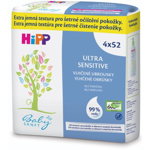 Hipp Babysanft Ultra Sensitive Șervețele umede pentru copii fara parfum, Hipp