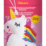 Set de cusut Primul meu Breloc - Unicorn, + 6 ani