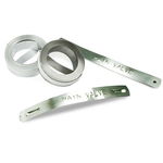 Etichete otel inox embosabil neadeziv 12mm x 6.4m compatibile Dymo 32500, SD301241 pentru Dymo M1011