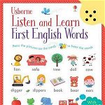 Listen and Learn First English Words, Paperback - Sam Taplin