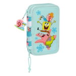 Penar dublu echipat 28 piese Sponge Bob 12.5x4x19.5 cm, Safta