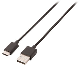 Cablu USB-C 2.0 tata - USB A tata 3m negru, Valueline