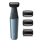 Aparat de ras electric Philips BodyGroom BG3015/15 Reîncărcabil/ă Negru Albastru, Philips