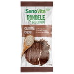 Rondele din Grau Expandat cu Glazura de Cacao 66g Sanovita, 