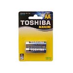 Set 2 baterii alkaline Toshiba R6 AA