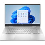 Laptop 2in 1 HP ENVY x360 15-es1019nn cu procesor Intel® Core™ i5-1155G7, 15.6", Full HD, 16GB, 512GB SSD, Intel® Iris® Xᵉ Graphics, Windows 11 Home, Silver