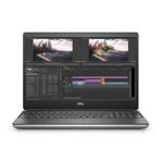 Laptop Dell Precision 7550 (Procesor Intel® Core™ i9-10885H (16M Cache, up to 5.30 GHz), Comet Lake, 15.6" FHD, 32GB, 1TB SSD, nVidia Quadro T2000 @4GB, Windows 10 Pro, Gri)