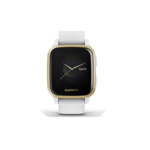 Ceas smartwatch Garmin Venu Sq, GPS, Bluetooth, Heart Rate Sensor, Waterproof, 5 ATM, Android, iOS, aluminiu, Gold White, GARMIN