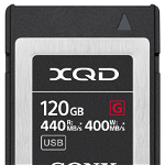 Sony XQD 120GB Serie G 400MB/s Card memorie