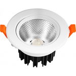 Spot LED Techstar® THD, Alb, Putere 10W, Culoare Lumina 6500K, CRI 80+, Radiator Aluminiu, Techstar