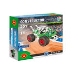 Set constructie 201 piese metalice Constructor-Bad Boy Monster Truck, +8 ani Alexander, Alexander Toys