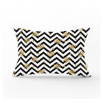 Față de pernă cu model de Crăciun Minimalist Cushion Covers Happy New Year, 35 x 55 cm