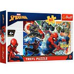 Puzzle curajosul Spiderman, Trefl, Trefl