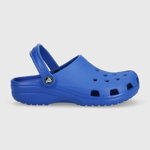 Crocs, Saboti slingback unisex roomy fit cu perforatii Classic, Albastru inchis, 38-39