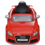 Mașinuță pentru copii Audi TT RS, cu telecomandă, roșu, Casa Practica