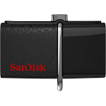 Stick USB Sandisk Ultra Dual, 128GB, USB 3.0 (Negru)