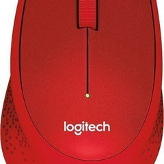 Mouse Optic Logitech M330 Silent Plus, USB Wireless, Red