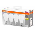 Set 4 becuri LED Osram A60 E27 9W 60W 806 lm mat lumina calda