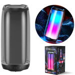 Boxa Portabila Wireless Bluetooth 5.0 RGB 2000mAh Negru, WK Design