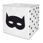 Organizator de jucării pentru copii negru-alb din material textil 32x32x32 cm Batman – Butter Kings, Butter Kings