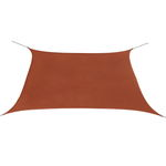 vidaXL Parasolar, cărămiziu, pătrat, 2x2 m, material textil oxford, vidaXL