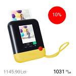 Camera Foto Instant Polaroid POP1, 20MP, Full HD, Wi-Fi, Galben