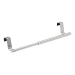 Suport extensibil prosoape pentru usa dulap/sertar, 22-35 x 6 x 7 cm, inox/plastic, Wenko