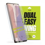 Folie Premium Full Cover Ringke Dual Easy Samsung Galaxy Note 20 ,transparenta -2 Bucati In Pachet