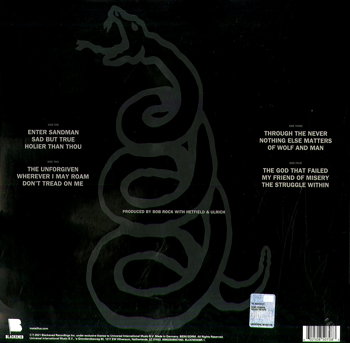 Metallica (The Black Album) - Vinyl