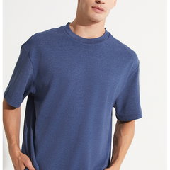 Tricou din bumbac cu maneci cazute Tricou din bumbac cu maneci cazute