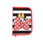 Penar neechipat, 1 fermoar, roz-negru, Minnie Mouse, Pigna