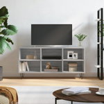 vidaXL Comodă TV, gri sonoma, 103,5x30x50 cm, lemn compozit, vidaXL