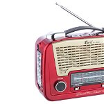 Set Radio AM, FM, SW1/2, MP3 player cu lanterna, Fepe FP-1502U, Rosu + Boxa Portabila Mini Speaker BT-85 Centenarul Romaniei, Inter-Line Company SRL