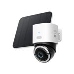Camera supraveghere video eufy 4G LTE Cam S330, cu Panou Solar, 4K UHD Pan/Tilt, WiFi, AI (Alb), Eufy