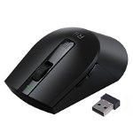 Mouse optic Wireless 2.4GHz, 3200 DPI, USB, LED indicator, 6 butoane, Rii, Rii tek