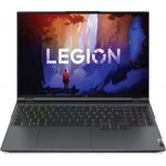 Laptop Gaming LENOVO Legion 5 Pro 16ARH7H, AMD Ryzen 9 6900HX pana la 4.9GHz, 16" WQXGA, 16GB, SSD 1TB, NVIDIA GeForce RTX 3070 Ti 8GB, Free DOS, Storm Grey