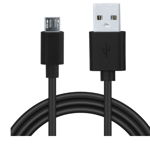 Cablu de date Spacer, USB 2.0 (T) la Micro-USB 2.0 (T), PVC, retail pack, 1.0m, Negru