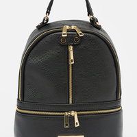 Rucsac de piele cu barete ajustabile, Chiara Canotti