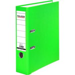 Biblioraft plastifiat color Falken, 80 mm, verde deschis - Pret/buc, Falken