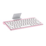 Tastatura wireless pentru iPad Omoton KB088 cu suport pentru tableta (auriu roz), Omoton