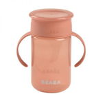 Cana de invatare Beaba 340 ml Pink, Beaba