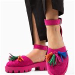 Pantofi Casual Jaila Fuchsia, Wow Shoes