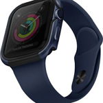 Husa Uniq Valencia Apple Watch Series 4/5/6/SE 40mm albastru