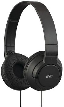 Casti audio cu banda JVC HA-S180-B tip DJ, Ultrausoare, Negru, JVC