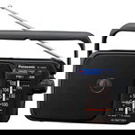 Radio portabil Panasonic RF-2400DEG-K, FM/AM, Negru