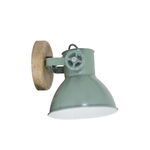 Aplica ELAY Lemn natural + Verde industrial, Light & Living