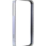 Protectie Spate Swiss Charger Aluframe Ladies SWISSSCP40013 pentru iPhone 4 (Transparent/Argintiu)