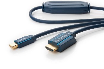 Cablu Profesional 3m mini DisplayPort - HDMI 1920x1200p Apple MacBook/Pro/Air OFC cupru AWG32 Clicktronic, Clicktronic