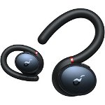 Casti In-Ear Anker SoundCore Sport X10, True Wireless, Bluetooth 5.2, Deep Bass, IPX7, Autonomie 8H, Negru, Anker