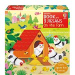 Set 3 Puzzle si Carte - On the Farm Usborne Books